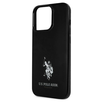 US Polo USHCP13XUMHK iPhone 13 Pro Max 6.7" black/black hardcase Horses Logo — U.S. Polo Assn.