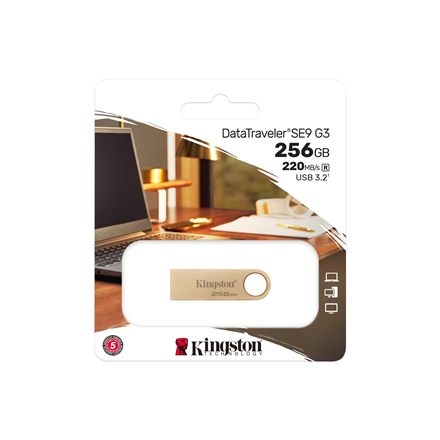 Kingston DataTraveler SE9 G3 | 256 GB | USB Type-A | Gold