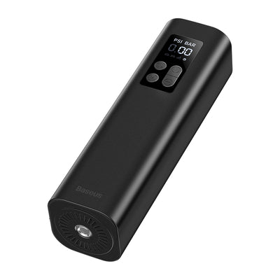 Baseus CRCQ000001 Mini Tire Compressor for Cigarette Lighter Socket - Black