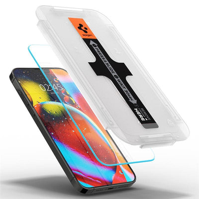 Spigen Glas.tR EZ Fit Privacy Tempered Glass for iPhone 13 Pro Max - 2 pcs.