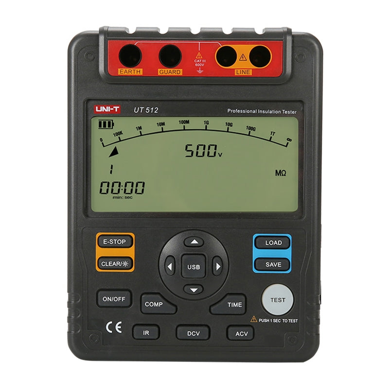 Uni-T UT512 High-Voltage Insulation Resistance Tester - Image 1