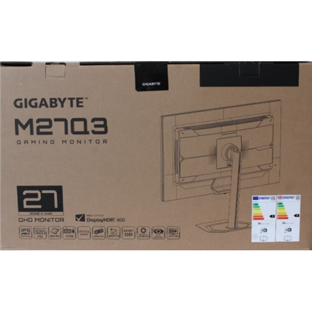 SALE OUT. Gigabyte Gaming Monitor 27" M27Q3 EK | SALE OUT. | Gigabyte M27Q3 EK | 27 " | IPS | QHD | 300 Hz | 1 ms | 2560