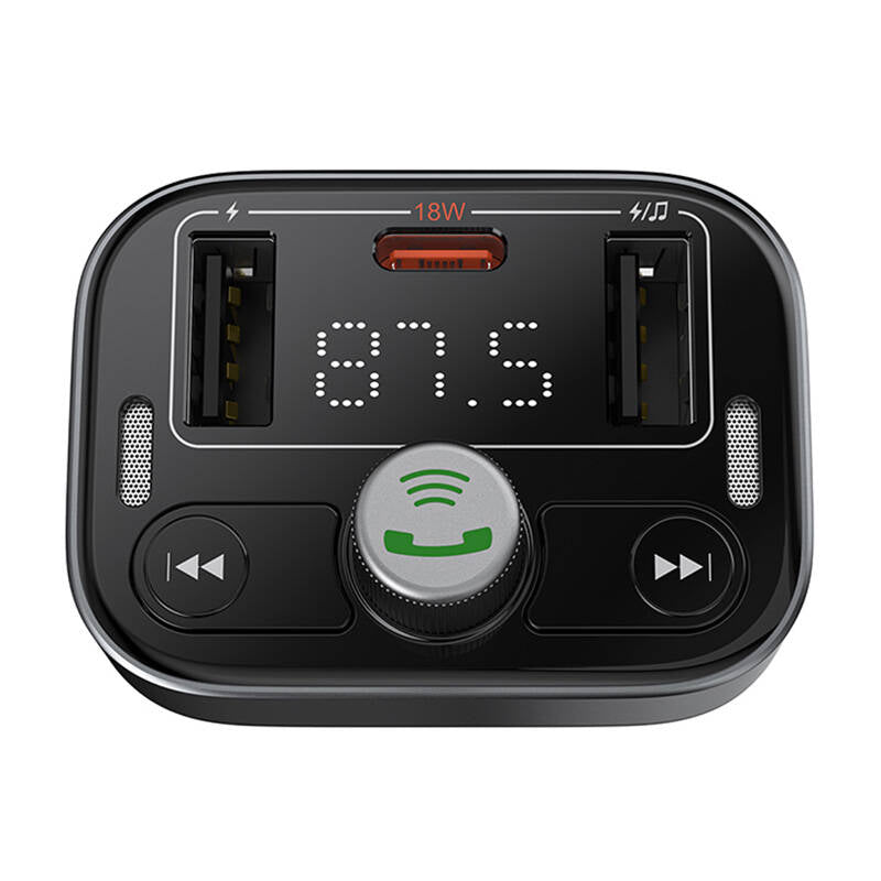 FM Transmitter Baseus S-09 Pro, Bluetooth (black) - Image 5