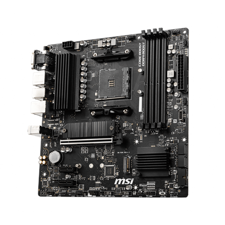 MSI | B550M PRO-VDH | Processor family AMD | Processor socket AM4 | DDR4 | Memory slots 4 | Number of SATA connectors 4
