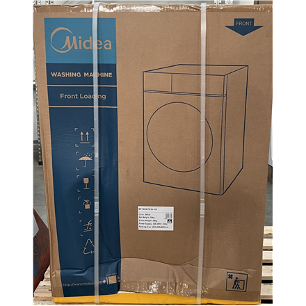 SALE OUT. Midea MF100W70/W-HR Washing Machine, D, Front loading, Depth 40 cm, 7 kg, White DAMAGED PACKAGING | Midea | Wa