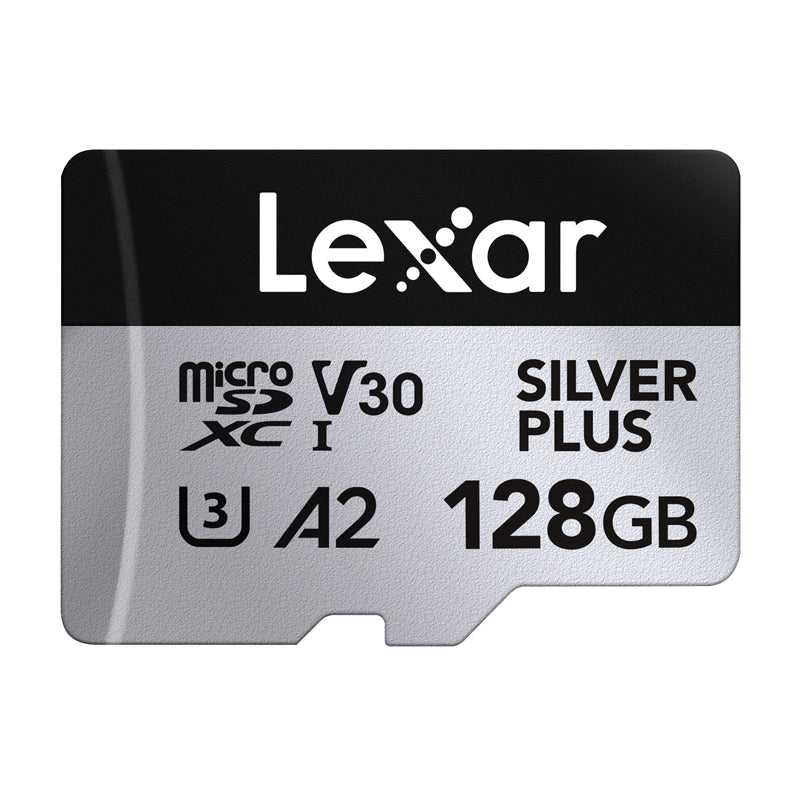 Karta pamięci Lexar High-Performance Silver Plus microSDXC 128GB + adapter - Image 2