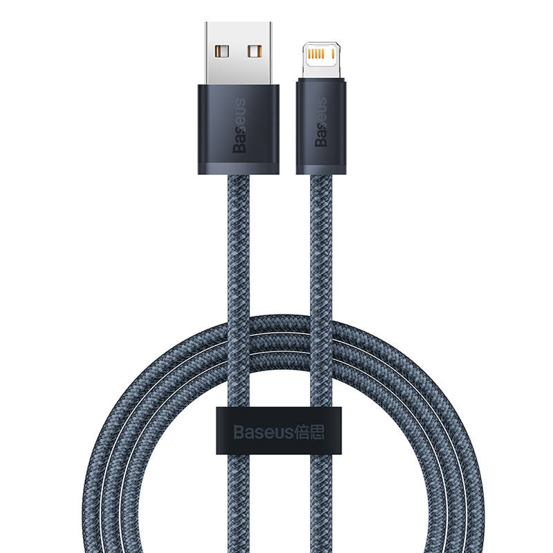 Baseus Dynamic Series cable USB to Lightning, 2.4A, 2m (gray) - Image 2