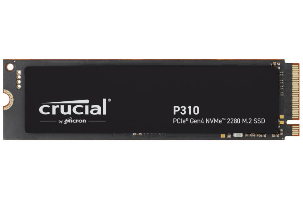 SSD CRUCIAL P310 1TB M.2 PCIe Gen4 NVMe 3D NAND Write speed 600 MBytes/sec Read speed 7100 MBytes/sec TBW 220 TB CT1000P310SSD8