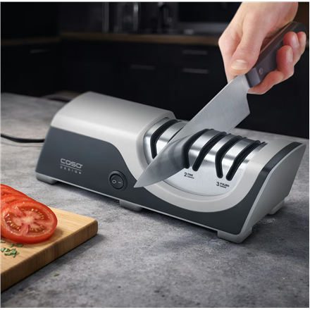 Caso 01710 Electric knife sharpener, 18W, Silver/Black