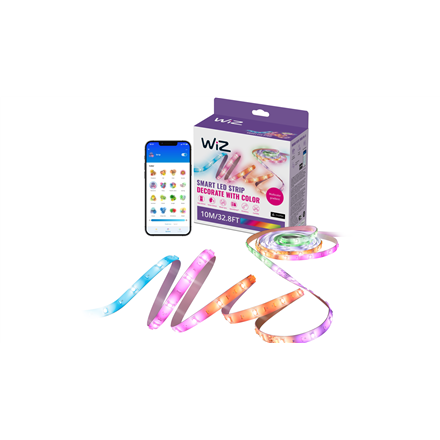 Philips Smart RGBIC LEDstrip 10 m (5+5), Type-C | 17.9 W | 16 million colours/RGBIC | Bluetooth, Wi-Fi