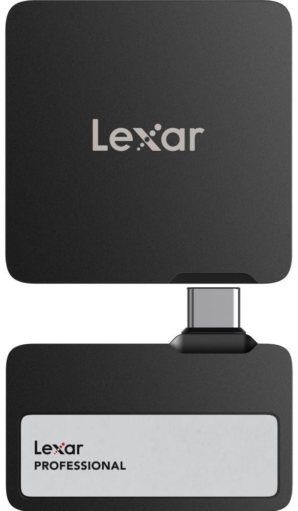 External SSD LEXAR Professional Go Portable 2TB USB 3.2 Write speed 1000 MBytes/sec Read speed 1050 MBytes/sec LSL400S002T-RNBNG