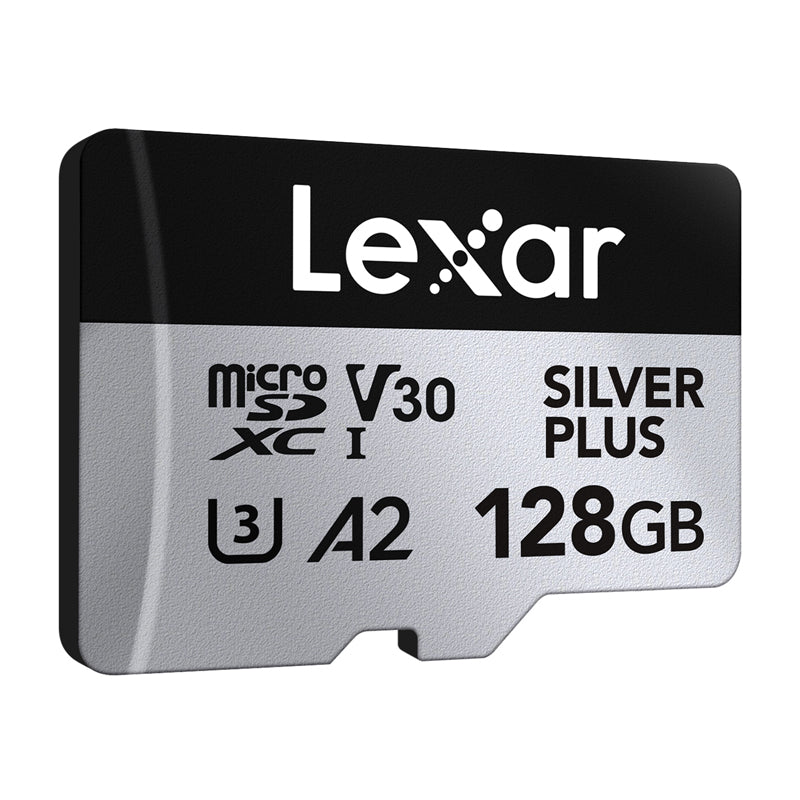 Karta pamięci Lexar High-Performance Silver Plus microSDXC 128GB + adapter - Image 3