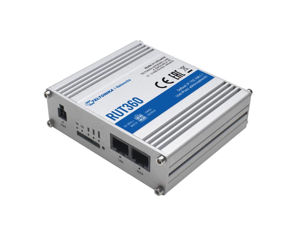 Wireless Router TELTONIKA Router 300 Mbps 1 WAN 1x10/100M LAN \ WAN ports 2 4G RUT360