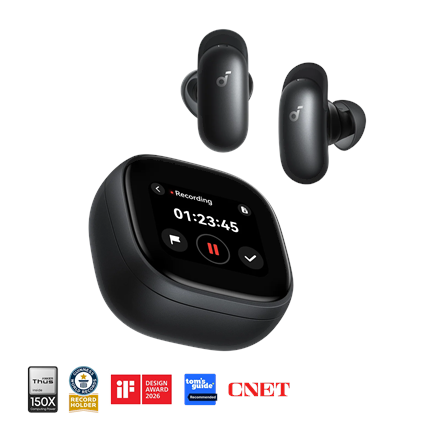 Anker Soundcore Wireless Earbuds | Liberty 5 Pro Max | Bluetooth | In-Ear | Microphone | Black | Noise canceling | Noise