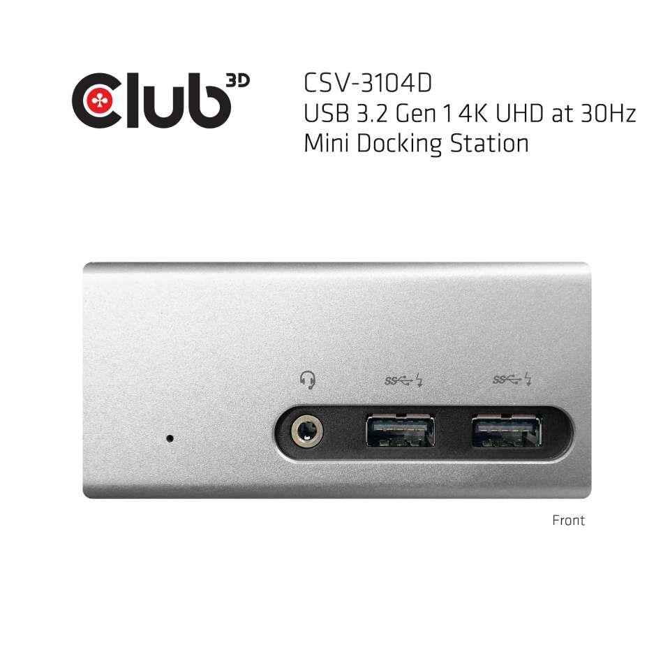 NB ACC DOCKING STATION/USB CSV-3104D CLUB3D