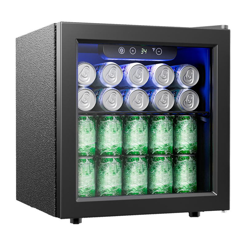 Euhomy BR009-55 37L beverage display cooler (black) - Image 1