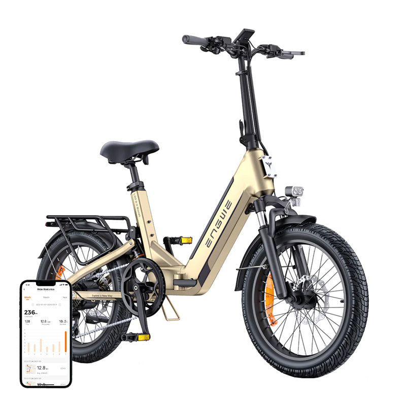 ENGWE L20 3.0 BOOST 250W 16" Electric Bike (Gold) - Image 1