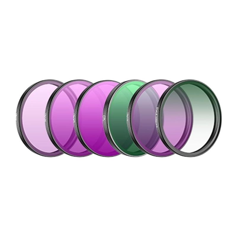 Filter set for DJI Action 6 (CPL/ND8/16/32/64/Black Mist 1/4) - Image 1