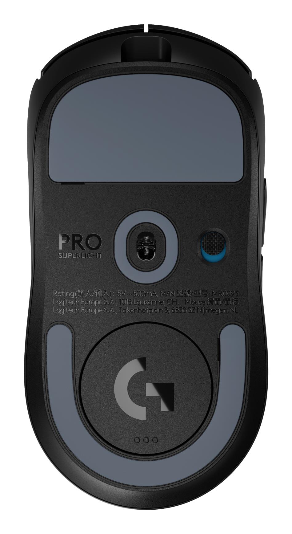 MOUSE USB WRL PRO X SUPERLIGHT/BLACK 910-006631 LOGITECH