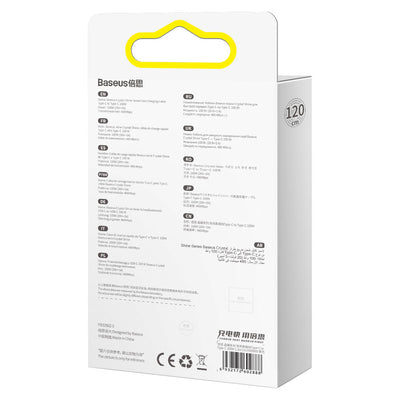 Baseus CAJY000605 USB-C - USB-C PD Cable 100W 5A 480Mb/s 1.2m - Purple