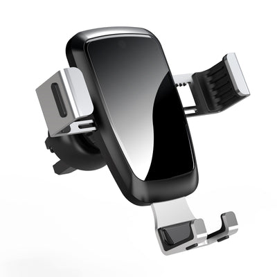 Gravity smartphone car holder for air vent silver (YC08) — Hurtel