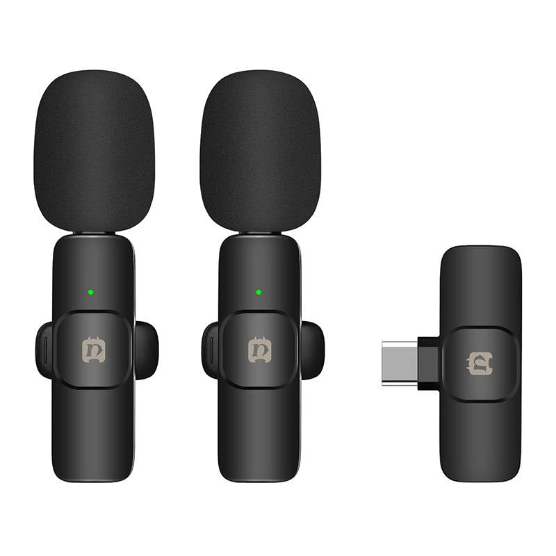 Wireless microphone Puluz PU3151B Lavalier Type C - Image 1