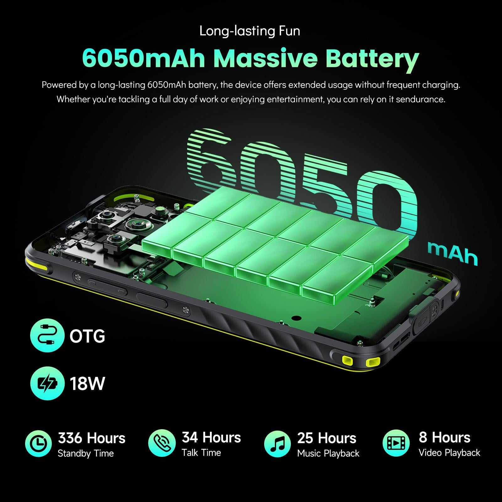 MOBILE PHONE ARMOR X31/6/128GB GREEN ULEFONE