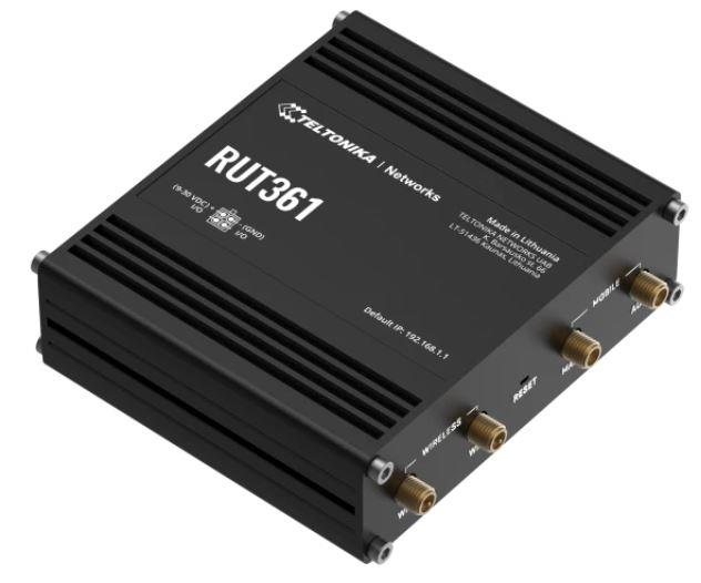 Wireless Router TELTONIKA Router Mesh IEEE 802.11 b/g IEEE 802.11n 2x10/100M LAN \ WAN ports 2 4G RUT361
