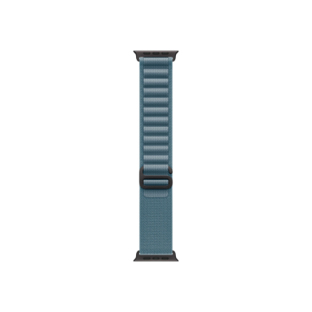 Apple | 49mm Light Blue Alpine Loop - Large - Black Titanium Finish