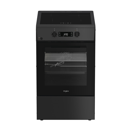 Whirlpool Cooker | W5I8LCSTA | Hob type Induction | Oven type Electric | Anthracite | Width 50 cm | Depth 60 cm | Energy