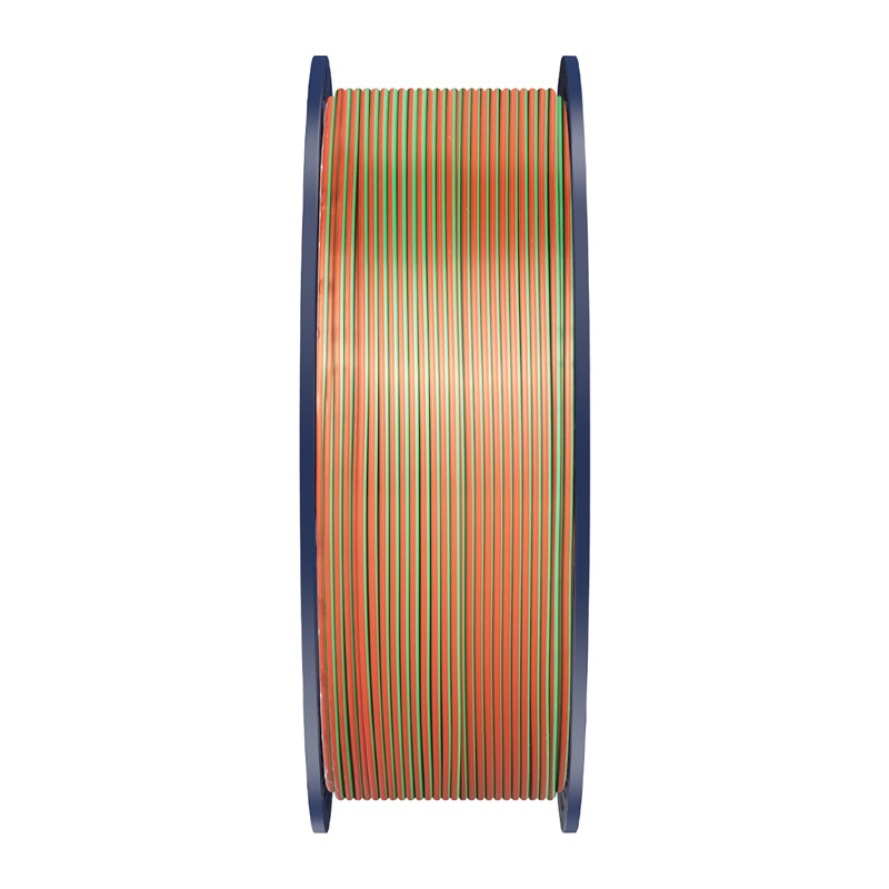 Sunlu PLA+ Silk Tri-Color Filament (orange, blue, and green) - Image 5