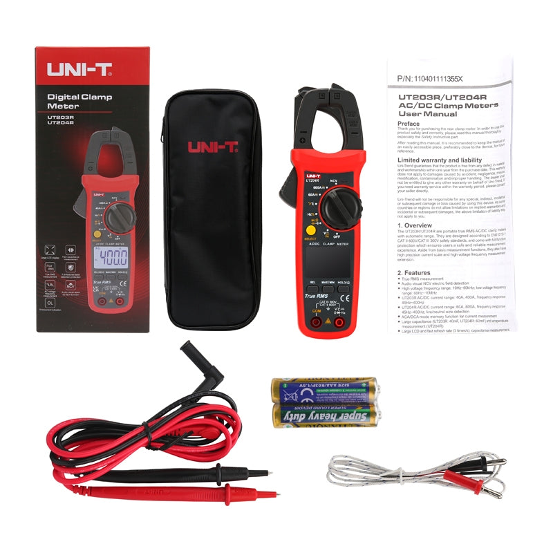 Uni-T UT204R Digital Clamp Meter - Image 5