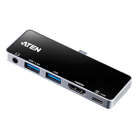 Aten UH3238 USB-C Travel Dock with Power Pass-Through | Aten | USB-C Travel Dock with Power Pass-Through | UH3238-AT | D