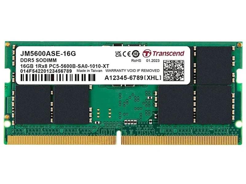 NB MEMORY 16GB DDR5-5600 SO/JM5600ASE-16G TRANSCEND