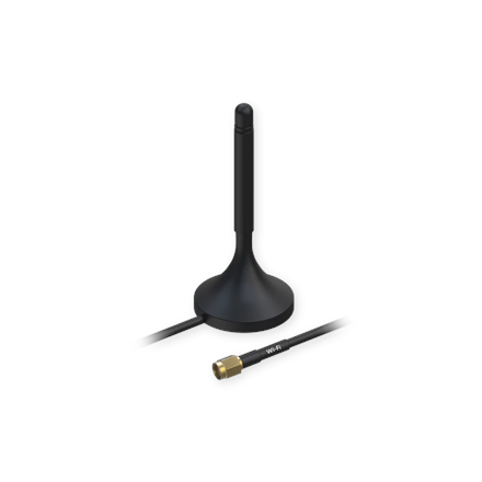 Teltonika Wi-Fi Magnetic SMA Antenna | PR1KRF30 | Magnetic | Gain 3 dB | 2400-2500 GHz | Antenna connector type RP-SMA M