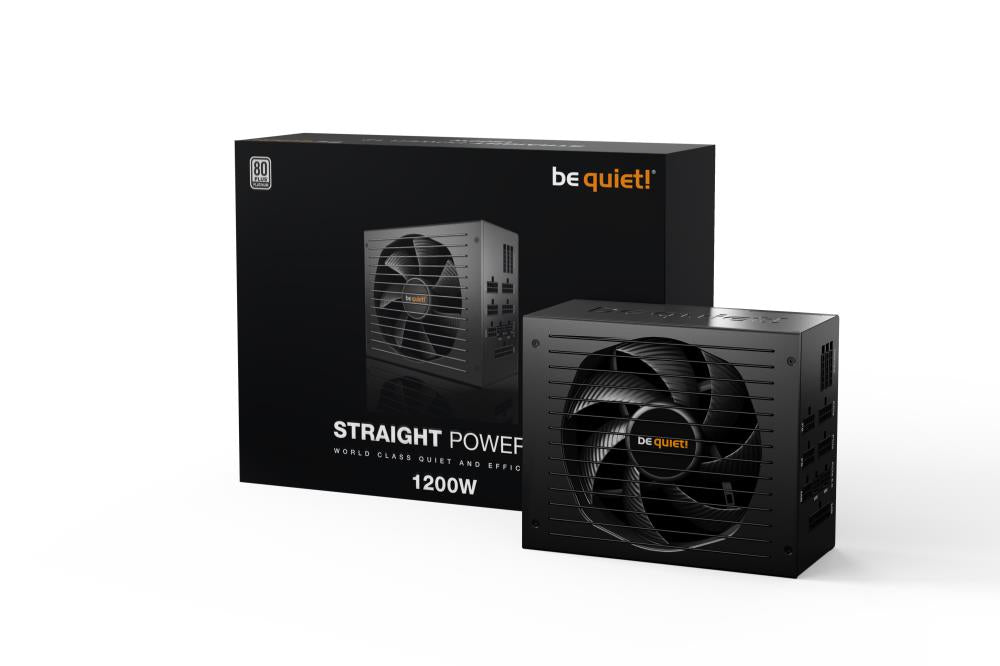 Power Supply BE QUIET 1200 Watts Peak Power 1270 Watts Efficiency 80 PLUS PLATINIUM PFC Active MTBF 100000 hours BN339
