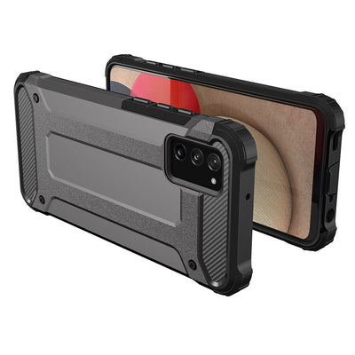 Hybrid Armor Case Tough Rugged Cover for Samsung Galaxy A03s black — Hurtel