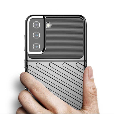 Thunder Case flexible armored cover for Samsung Galaxy S22 + (S22 Plus) blue — Hurtel