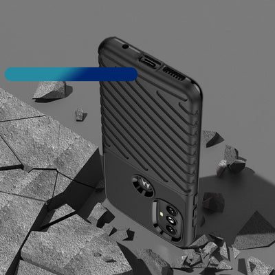 Thunder Case flexible armored cover for Motorola Moto G Power 2022 black — Hurtel