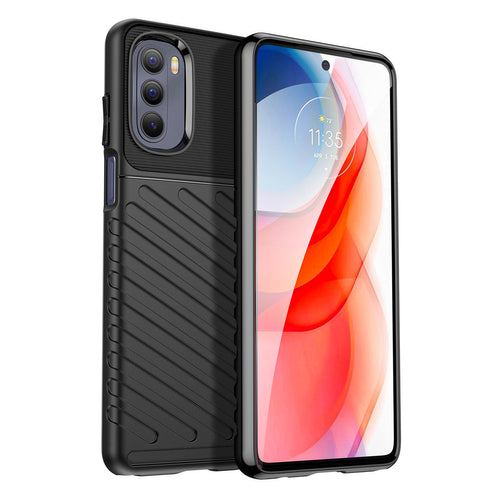 Thunder Case flexible armored cover for Motorola Moto G Stylus 2022 black — Hurtel
