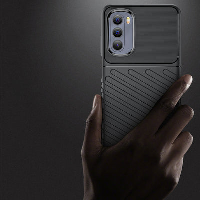 Thunder Case flexible armored cover for Motorola Moto G Stylus 2022 black — Hurtel