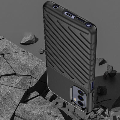 Thunder Case flexible armored cover for Motorola Moto G Stylus 2022 black — Hurtel