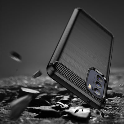 Carbon Case flexible cover for Motorola Moto G Stylus 2022 black — Hurtel