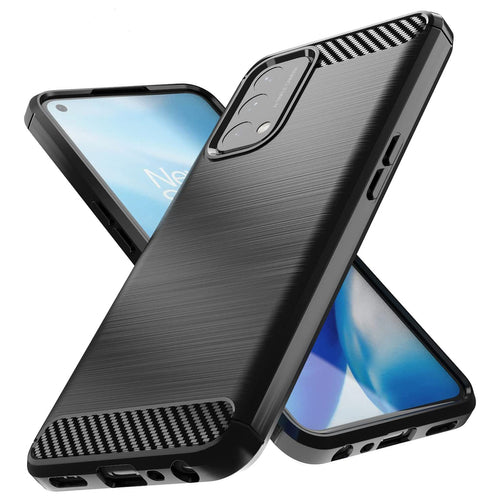 Carbon Case Flexible cover for OnePlus Nord N200 5G black — Hurtel