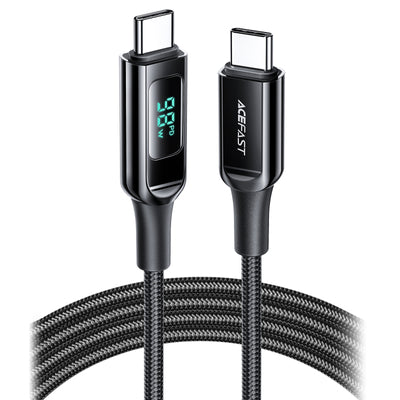 Acefast C6-03 Black USB-C - USB-C PD QC cable 100W 5A 480Mb/s 2m - black