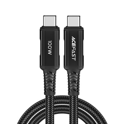 Acefast C4-03 Black USB-C - USB-C PD QC cable 100W 5A 480Mb/s 2m - black
