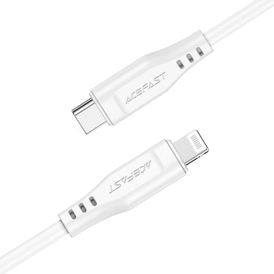 Acefast C3-01 Lightning - USB-C PD cable 30W 3A 480Mb/s 1.2m - white