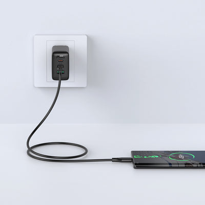 Acefast C3-03 USB-C - USB-C PD QC cable 60W 3A 480Mb/s 1.2m - white