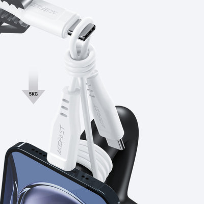 Acefast C3-03 USB-C - USB-C PD QC cable 60W 3A 480Mb/s 1.2m - white