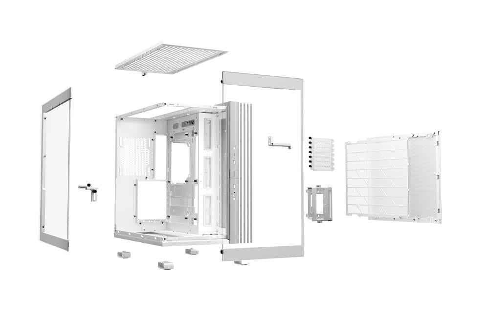 Case BE QUIET LIGHT BASE 600 DX Tower Case product features Transparent panel ATX MicroATX MiniITX Colour White BGW66